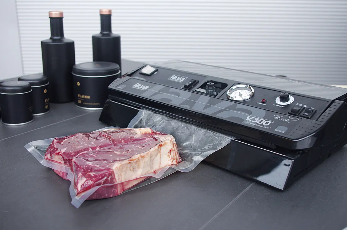 Fleisch vakuumieren mit Lava Vakuumierer