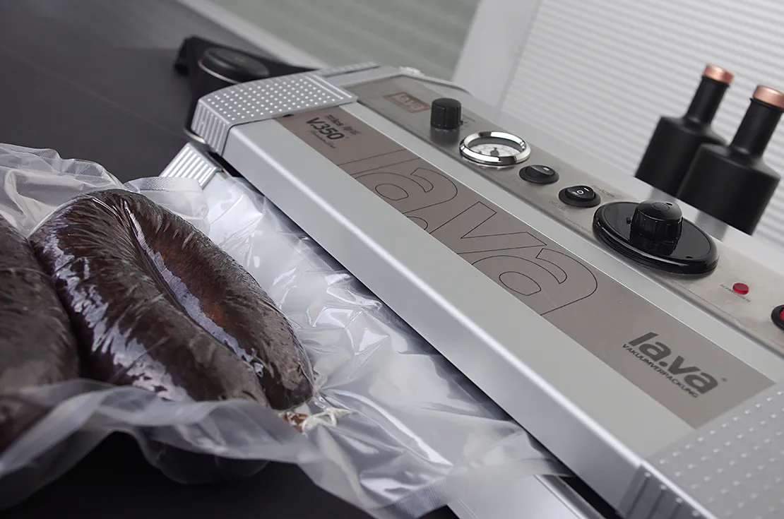 Vakuumieren von Lebensmitteln