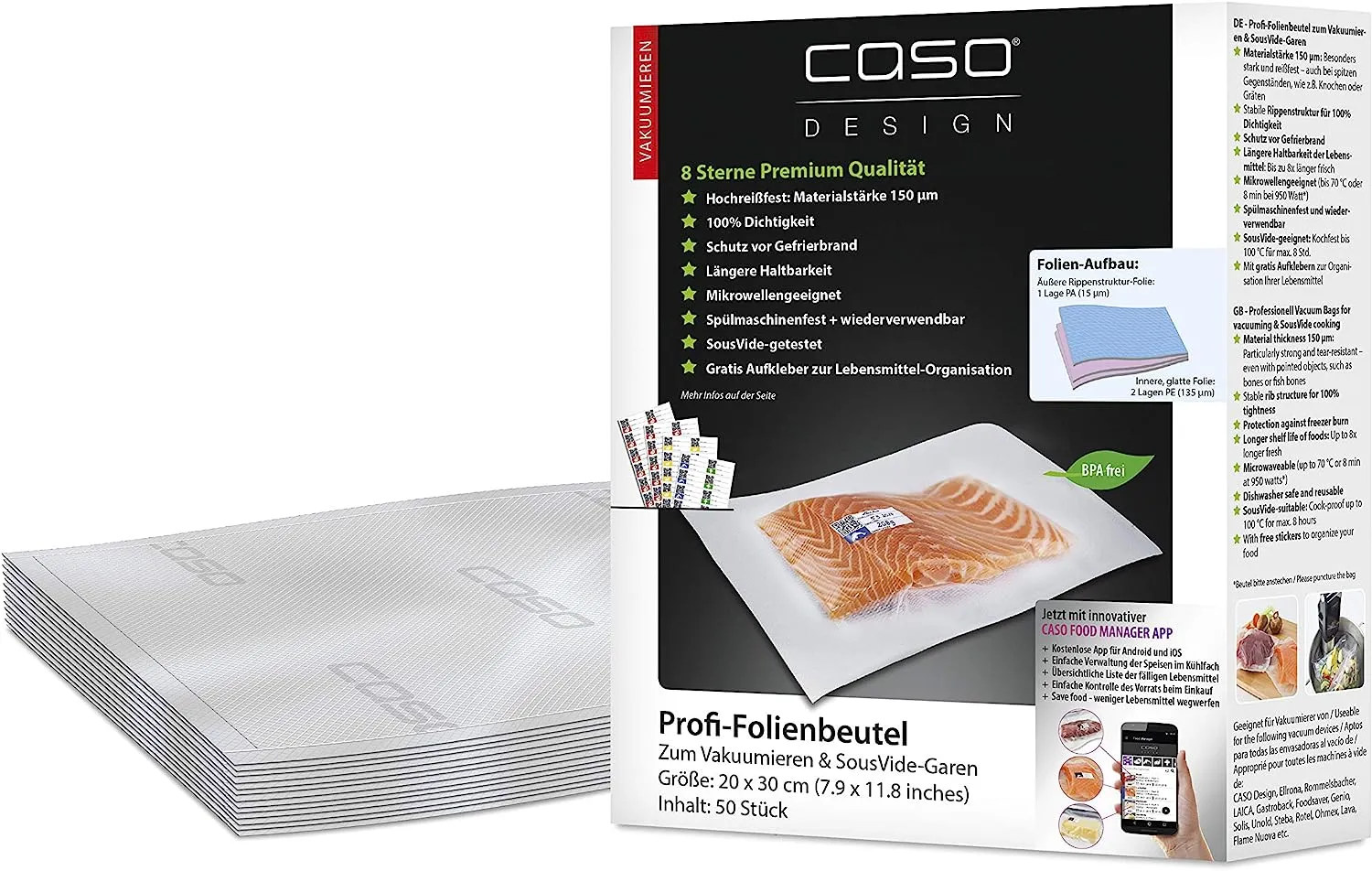 CASO Profi Vakuumbeutel
