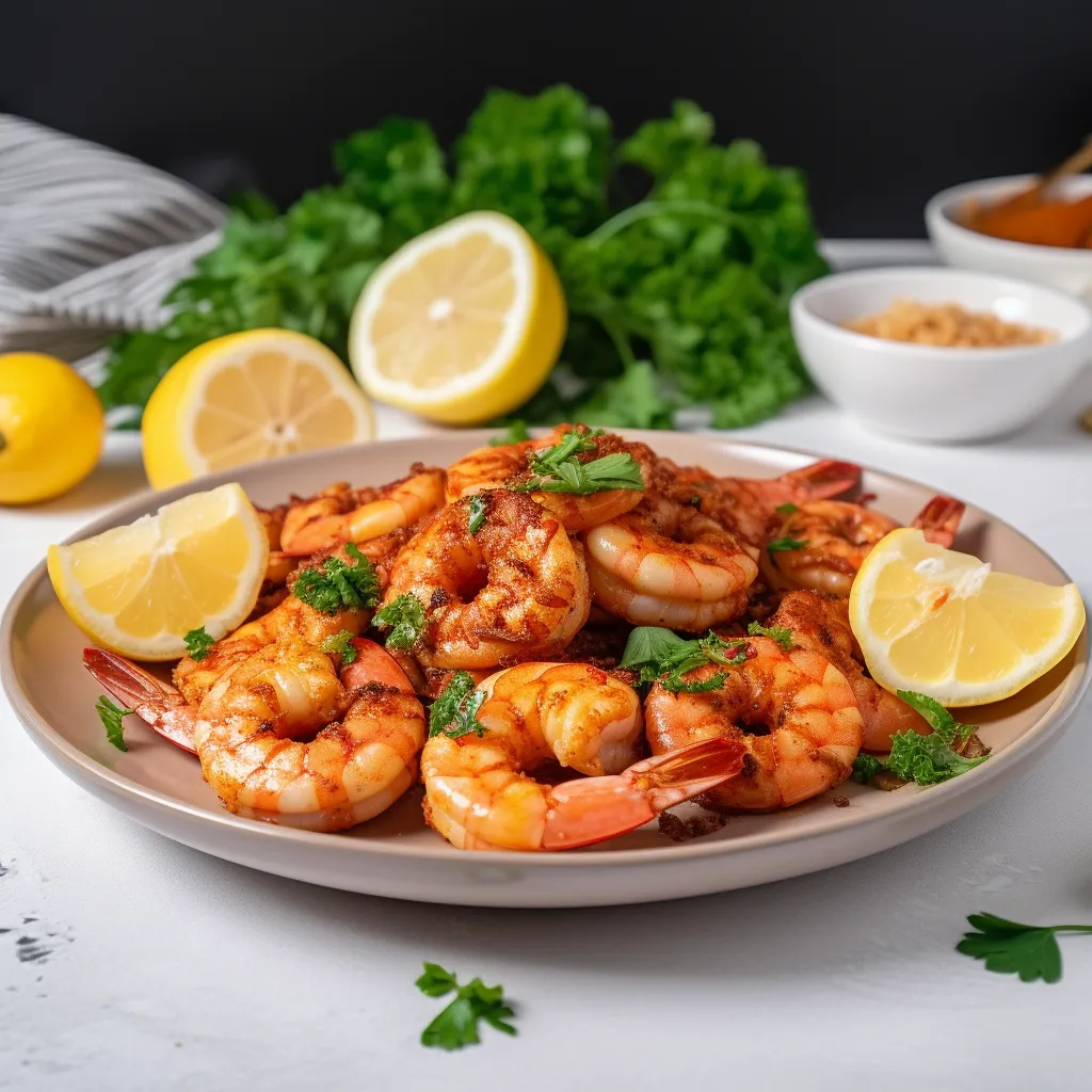 Garnelen mit Knoblauch-Paprika-Sauce