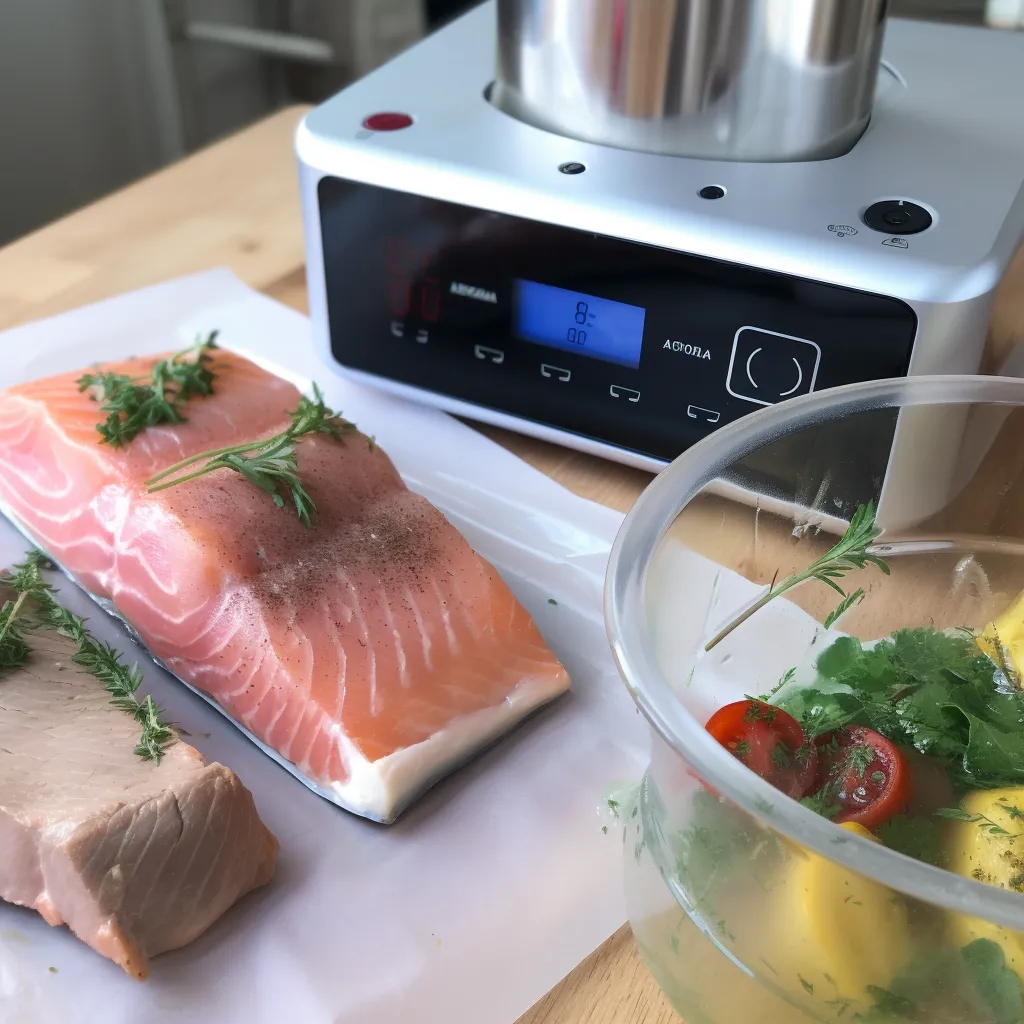 Ein leckeres Essen Vakuumgegart