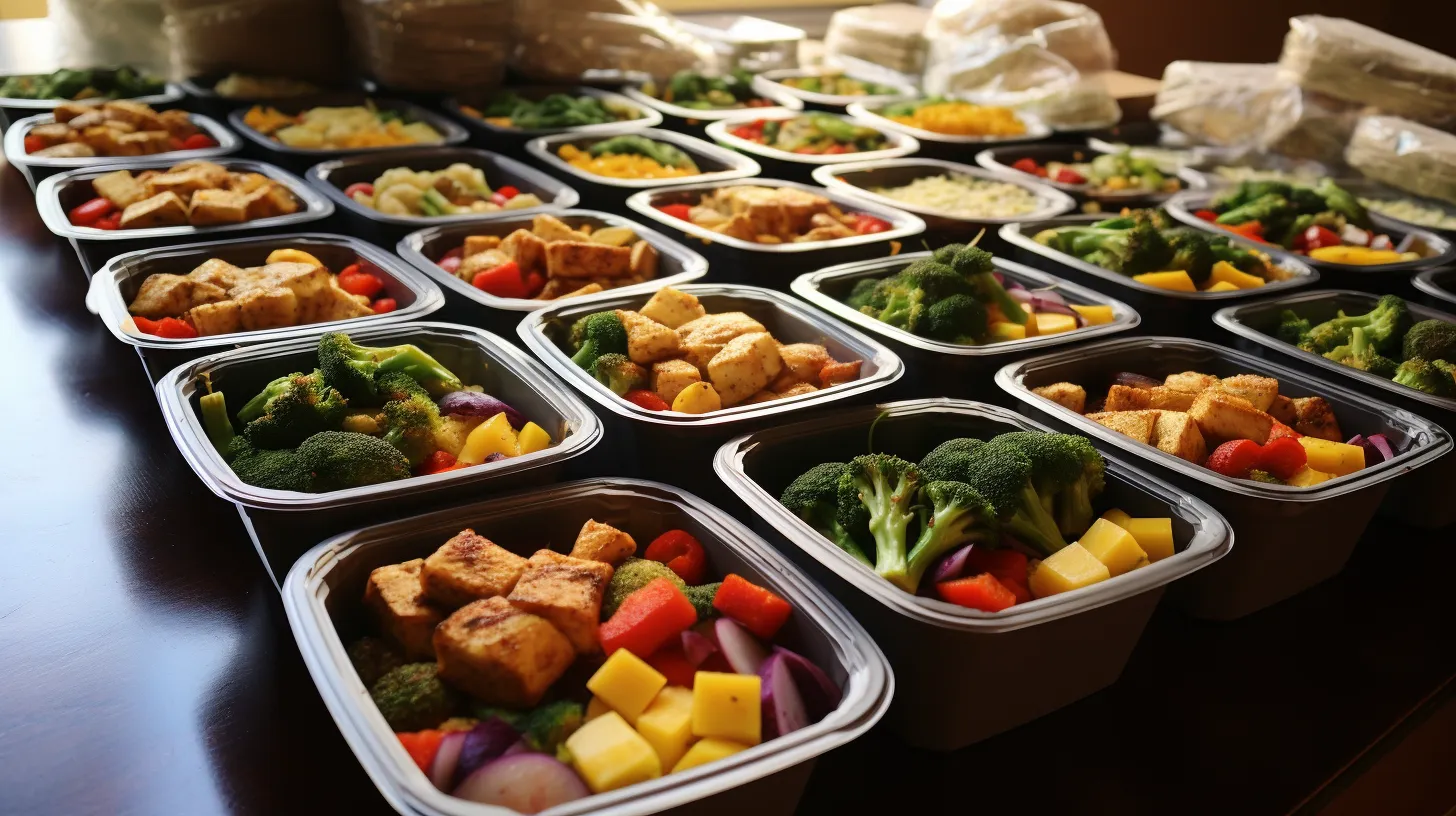 Meal Prep: vorbereitete Gerichte