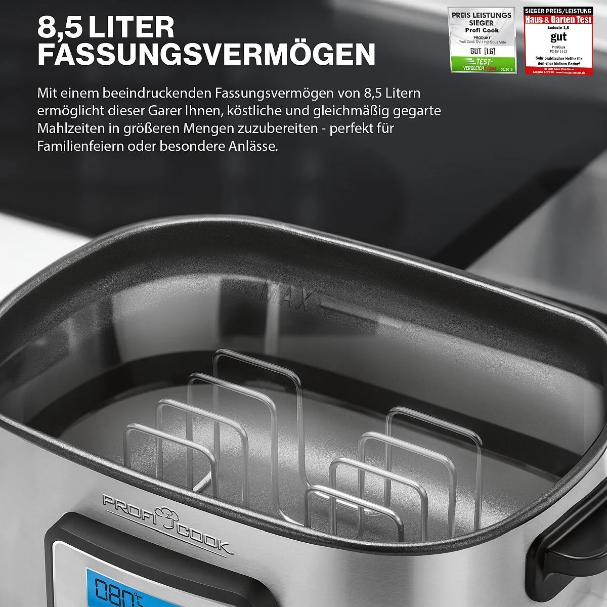 ProfiCook Sous Vide Garer PC-SV 1112