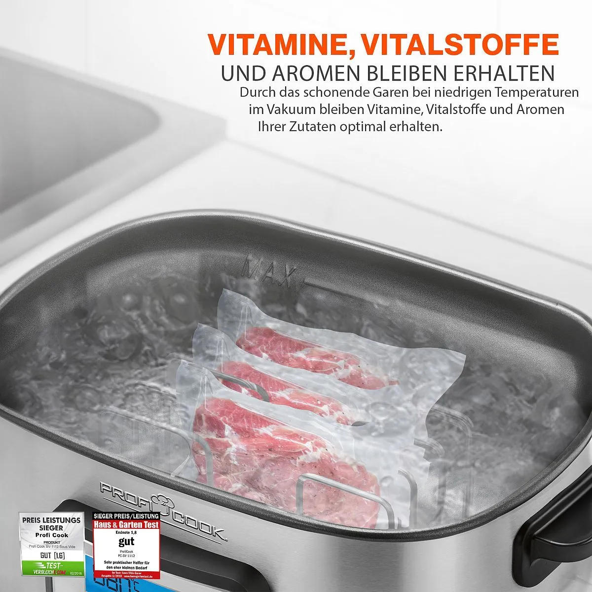 ProfiCook Sous Vide Garer PC-SV 1112