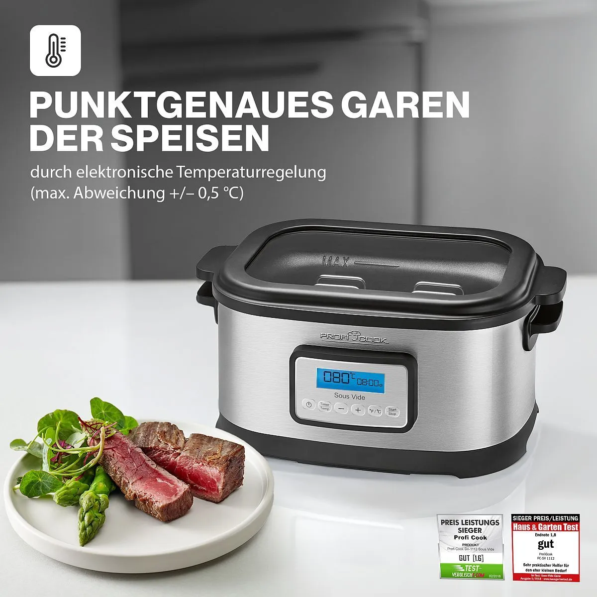 ProfiCook Sous Vide Garer PC-SV 1112