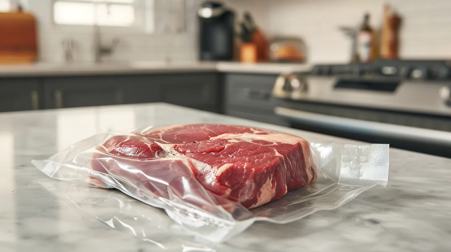 Steak in Vakuumbeutel